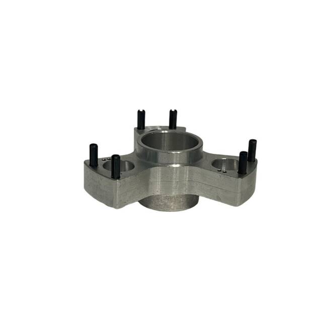 F044 - Estructura de aluminio con soporte para ganchos