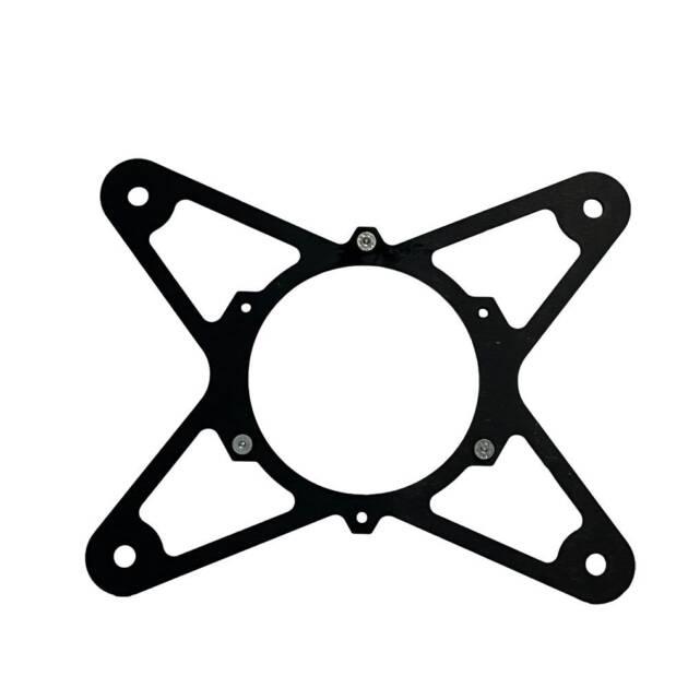 F059 - Soporte aluminio de arrancador, negro
