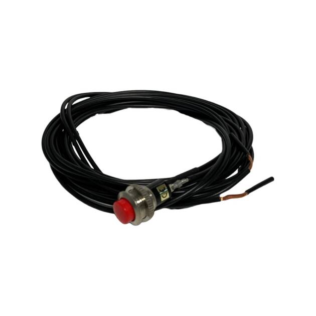 Pulsador rojo acelerador con cable, Polini