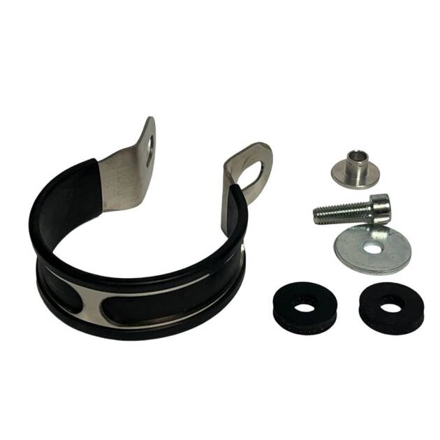 MP162b - Abrazadera para silencioso de carbono